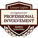 Lawyer Legion recognized for Professional Involvement Audrey Schechter